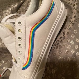 Rainbow Vans. Hard to find